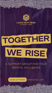 Mental Health Support Group Instagram Reel Image Preview