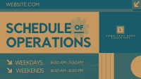 Brutalism Operating Hours Animation