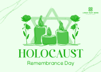 Holocaust Memorial Postcard