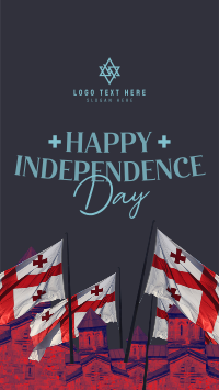 Happy Independence Day Georgia! Facebook Story