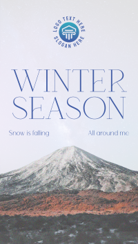 Winter Season Instagram Story