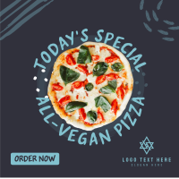 Vegan Pizza Instagram Post