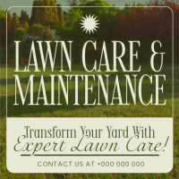 Modern Lawn Services Instagram Post Design