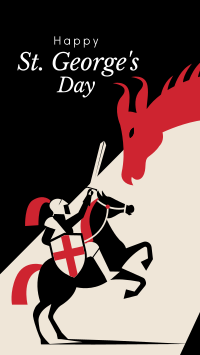 St. George's Day Facebook Story