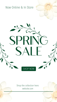 Aesthetic Spring Sale  Facebook Story
