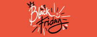 Black Friday Doodles Facebook Cover