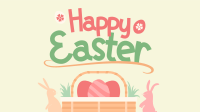 Easter Basket Greeting YouTube Video Design