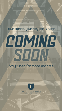 Coming Soon Fitness Gym Teaser Instagram Story