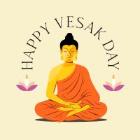 Vesak Buddha Instagram Post Design