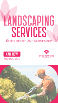 Professional Landscape Services Instagram Reel Image Preview