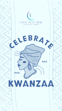 Kwanzaa African Woman Facebook Story