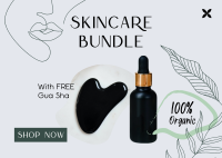 Organic Skincare Bundle Postcard Image Preview