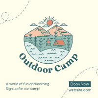 Camping Linkedin Post example 2