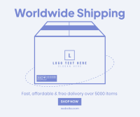 Product Shipping Facebook Post