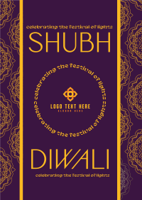 Decorative Modern Diwali Poster