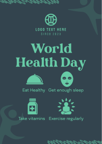 Health Day Tips Poster