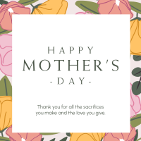 Mother's Day Special Flowers Instagram Post Design