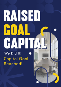 Corporate Capital Goal Achieved Flyer