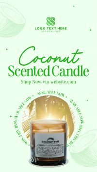 Coconut Scented Candle YouTube Short