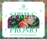 Contemporary Spring Promo Facebook Post