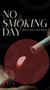 Modern No Smoking Day Instagram Reel