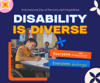 Disabled People Matters Facebook Post