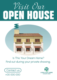 Minimal Open House Flyer Design