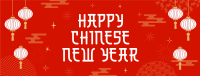 Chinese New Year Lanterns Facebook Cover