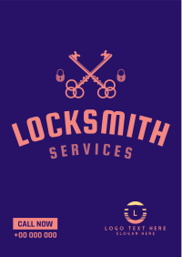 Locksmith Emblem Flyer