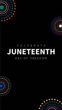 Colorful Juneteenth Instagram Story