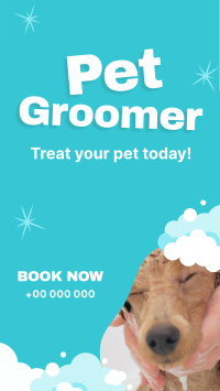 Professional Pet Groomer Instagram Reel Image Preview