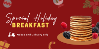 Holiday Breakfast Restaurant Twitter Post