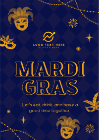 Mardi Gras Masquerade Poster