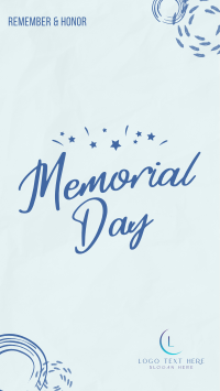 Memorial Day Doodle Instagram Reel Image Preview