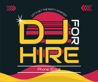 Event DJ Services Facebook Post