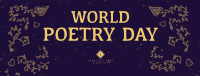 World Poetry Day Facebook Cover