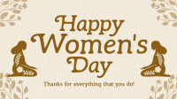 Rustic International Women's Day Facebook Event Cover