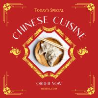 Chinese Cuisine Special Instagram Post