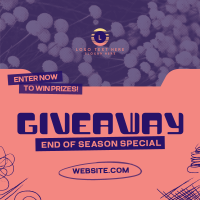 Giveaway Season Grunge Instagram Post Design