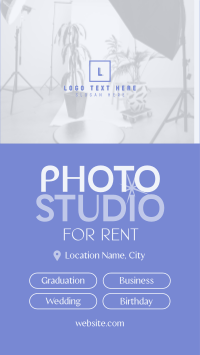 Photo Studio Rental YouTube Short