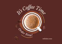 It's Coffee Time Postcard