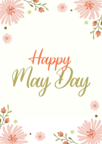 May Day Spring Team Poster Design