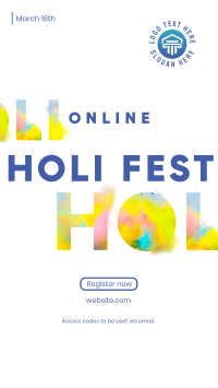 Holi Fest Facebook Story