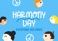 Harmony Day Diversity Postcard