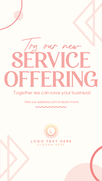 New Service Offer Instagram Reel Image Preview