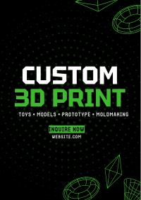 3D Print Poster