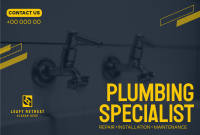 Plumbing Specialist Pinterest Cover Image Preview