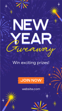 New Year Special Giveaway Instagram Reel Image Preview