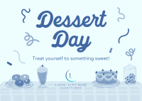 Dessert Picnic Buffet Postcard Design