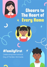 International Family Day Greeting Flyer